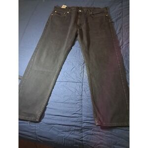Levi's‎ Men's Jeans 100% Cotton Black Size 40x30 Zip Solid 505 Regular Straight